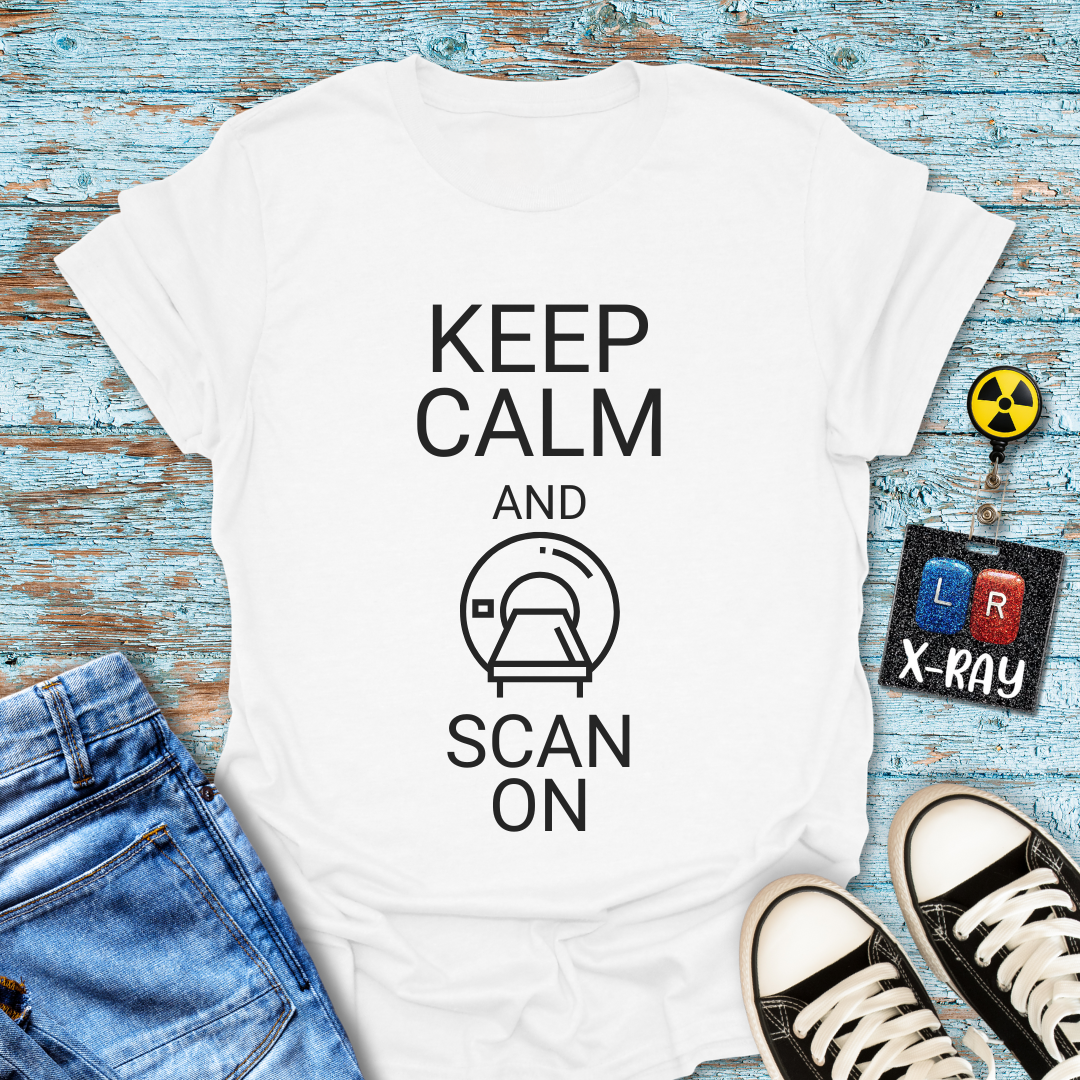 "Keep Calm and Scan On" T-Shirt