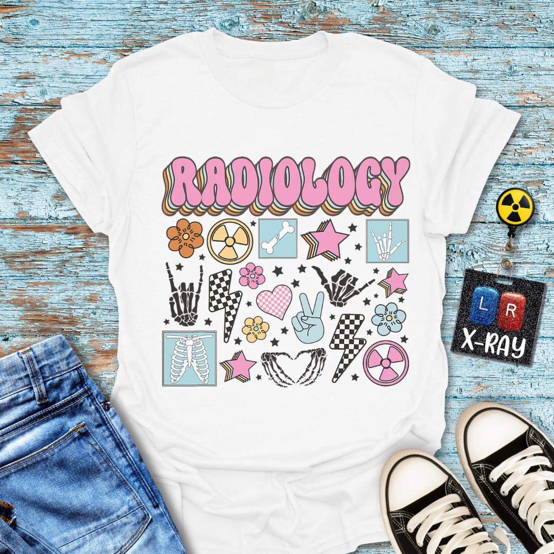 "Retro Radiology Collage" T-Shirt