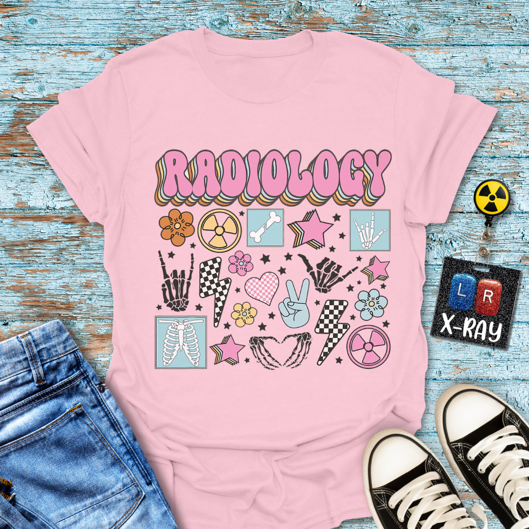 "Retro Radiology Collage" T-Shirt