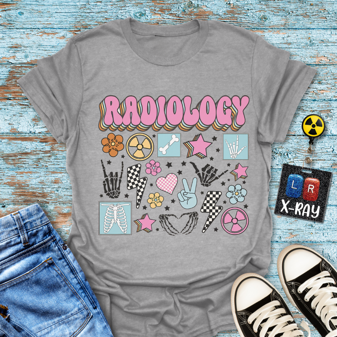 "Retro Radiology Collage" T-Shirt