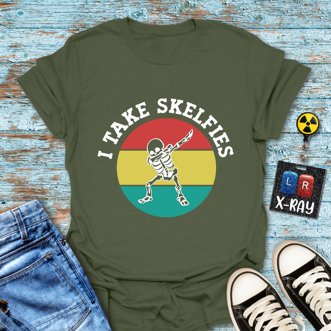 "Retro Skelfie" T-Shirt