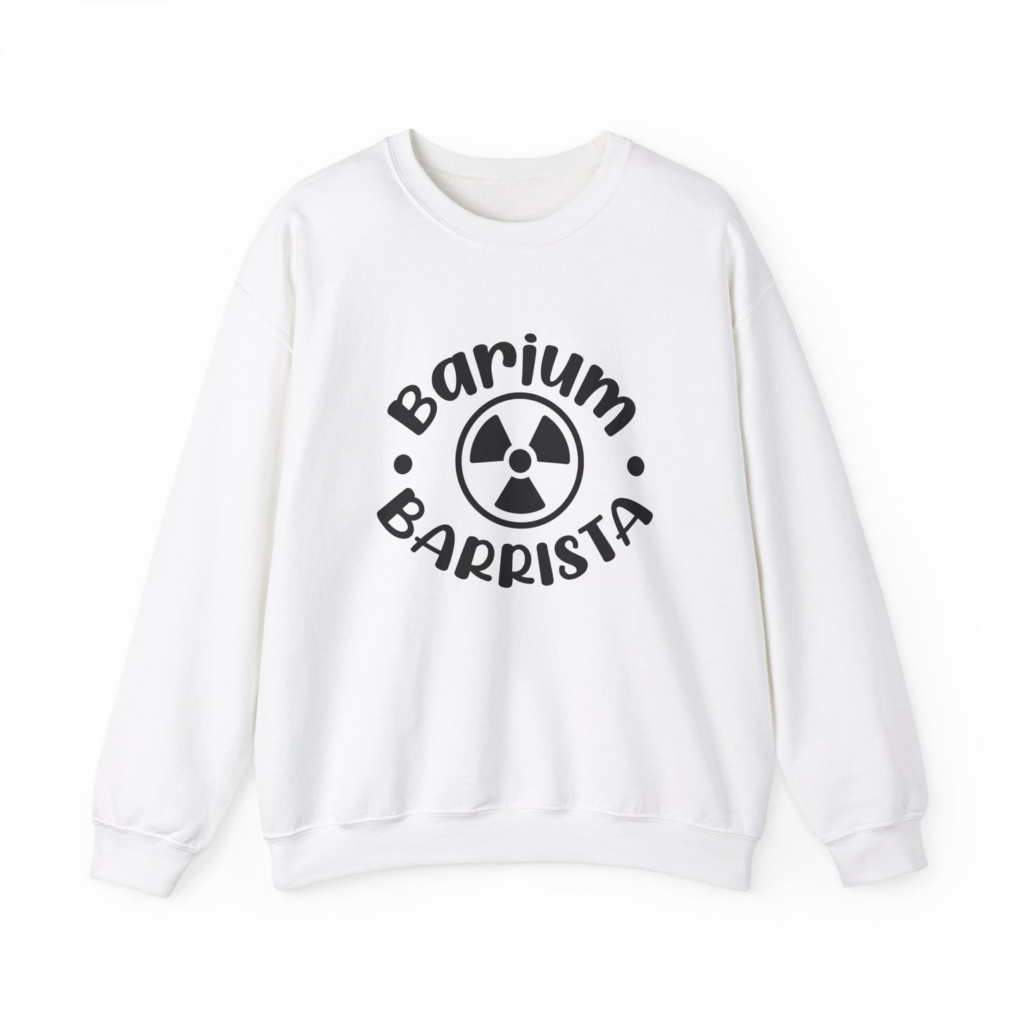 "Barium Barista" Sweatshirt – Serving Up Contrast and Comfort