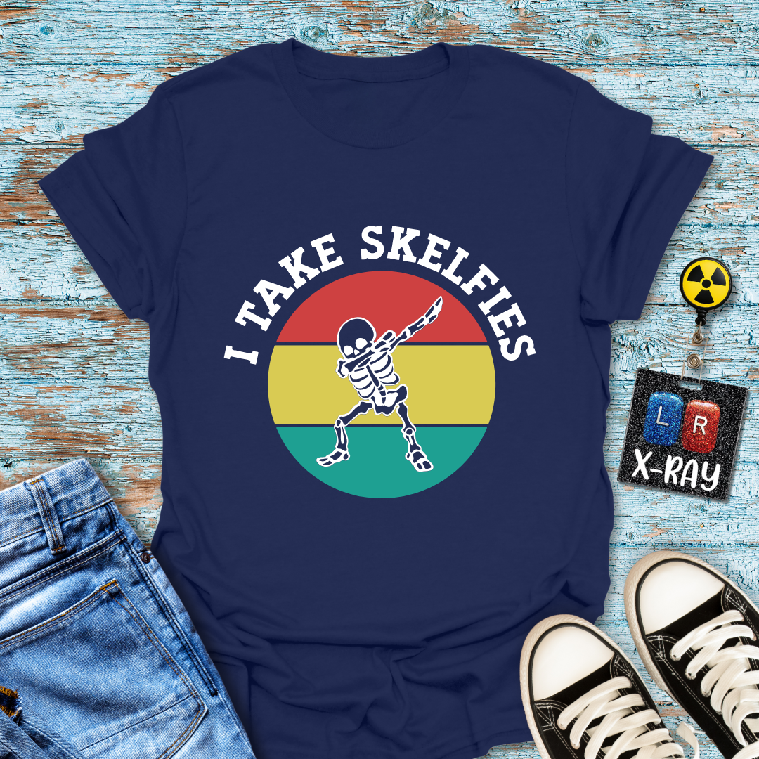 "Retro Skelfie" T-Shirt