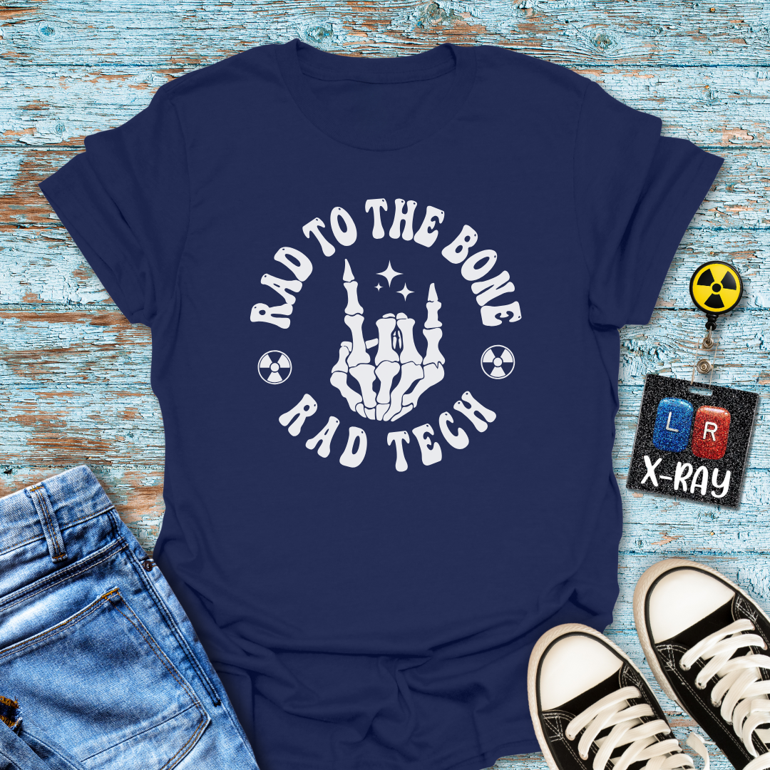 "Rad To The Bone Rocker" T-Shirt