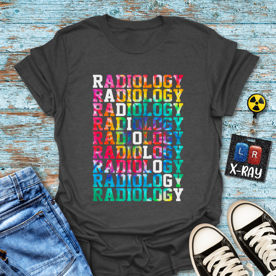 "Radiology in Tie Dye" T-Shirt
