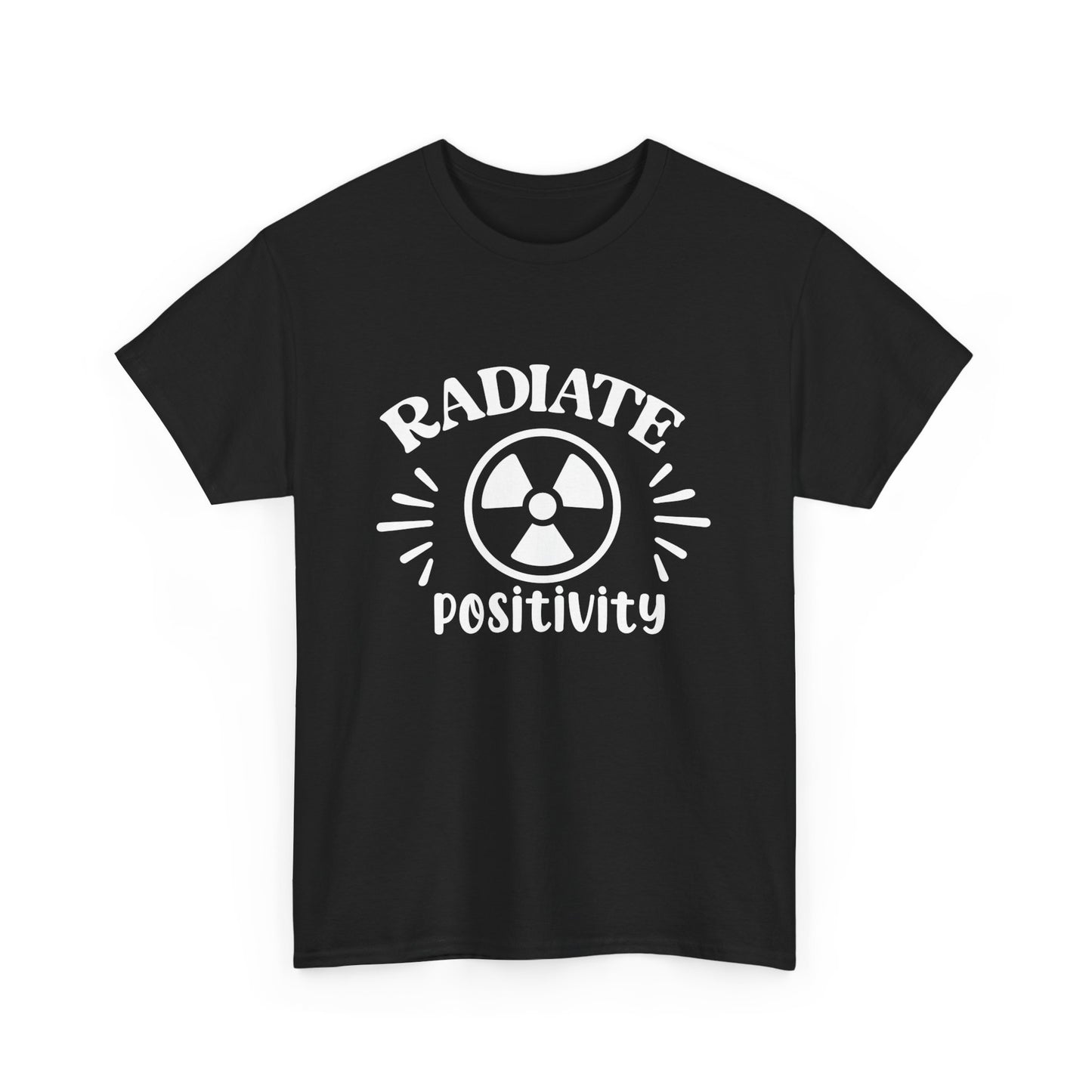 "Radiate Positivity" T-Shirt – Brightening the Room, One Scan at a Time