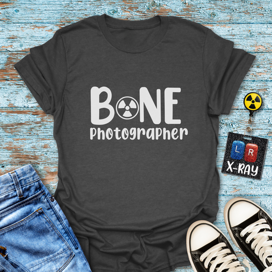 "Bone Photographer" T-Shirt – Snapping Shots Without the Glam