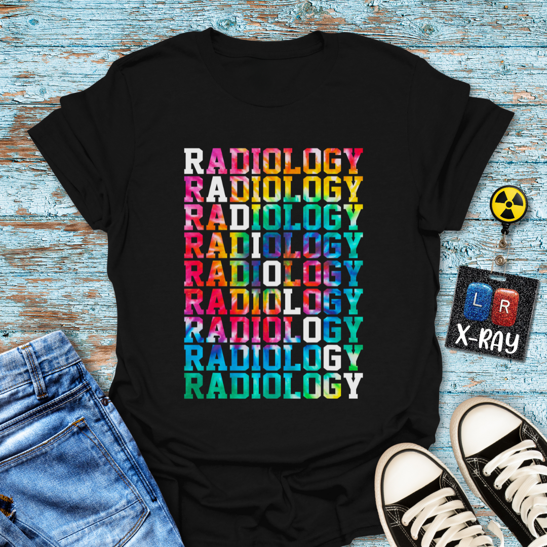 "Radiology in Tie Dye" T-Shirt