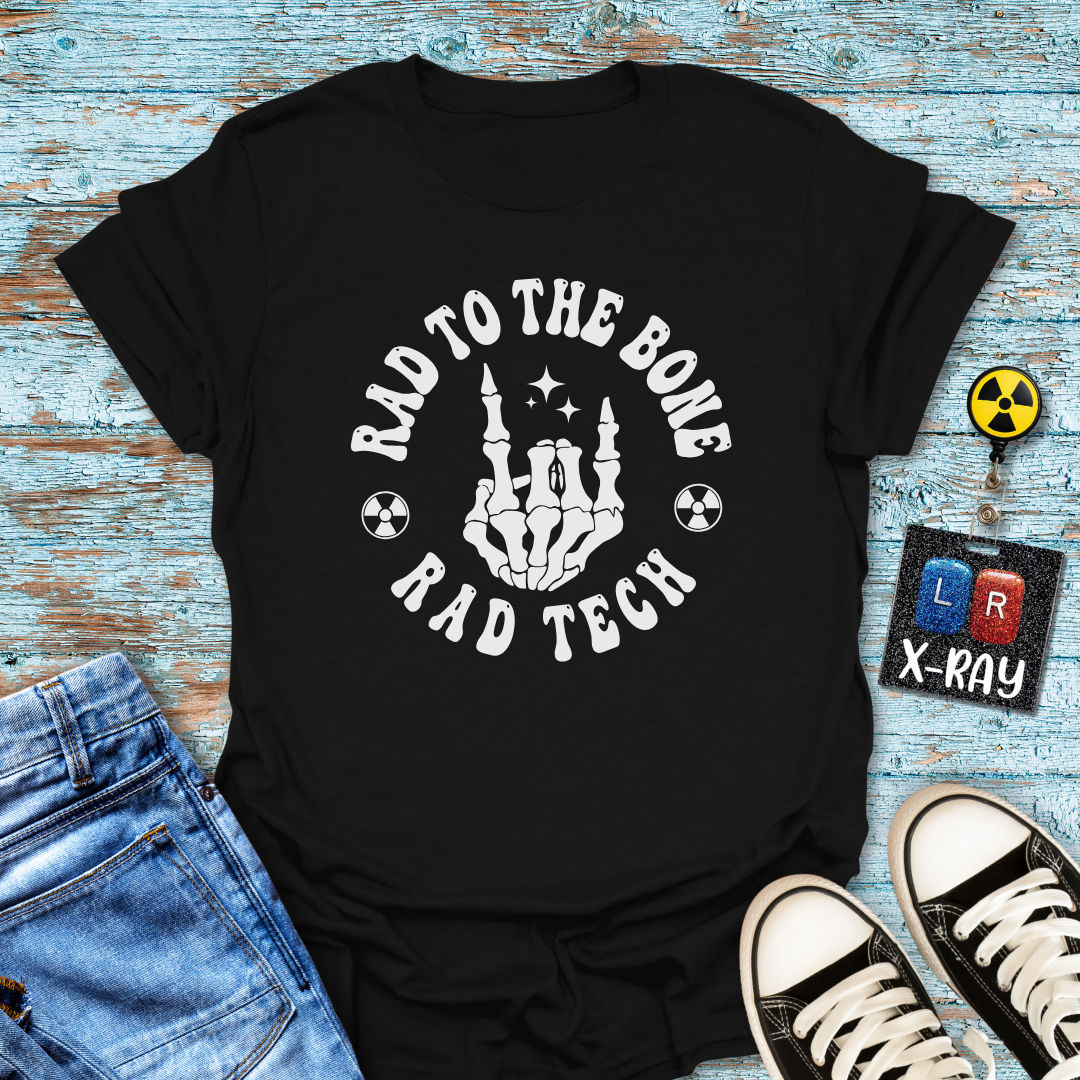 "Rad To The Bone Rocker" T-Shirt