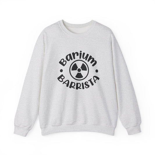 "Barium Barista" Sweatshirt – Serving Up Contrast and Comfort