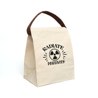 Radiate Positivity Canvas Lunch Bag