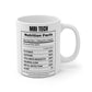 "MRI Nutrition Facts" Mug