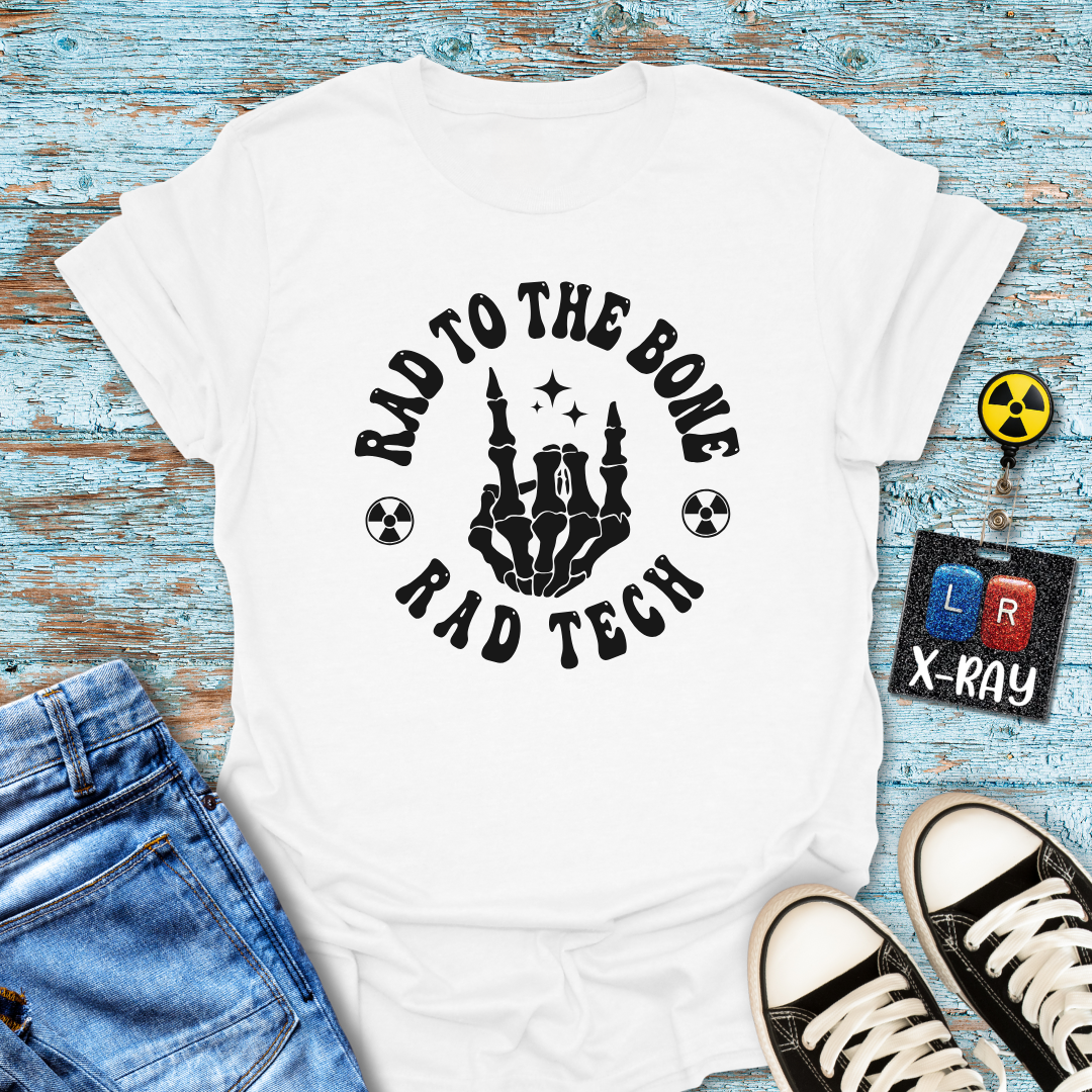 "Rad To The Bone Rocker" T-Shirt