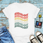"Retro Rainbow Radiology" T-shirt