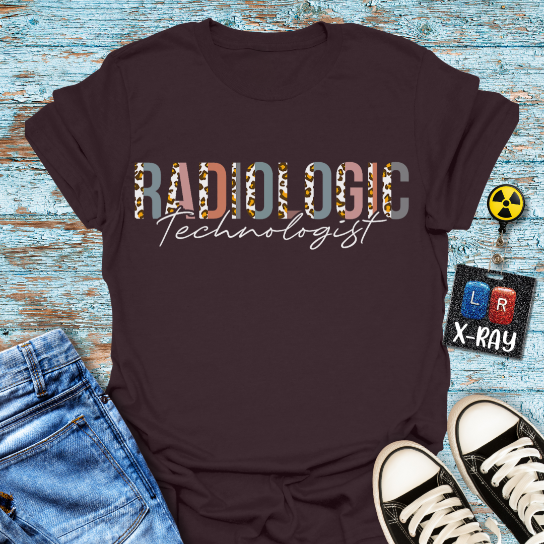 "Colorful Cheetah Rad Tech" T-Shirt