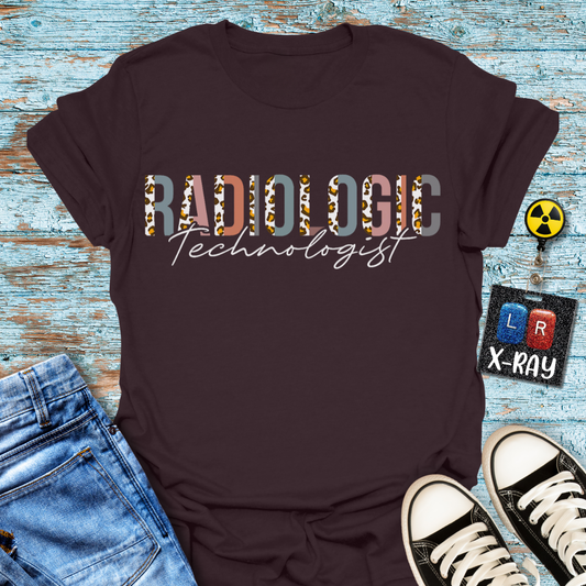 "Colorful Cheetah Rad Tech" T-Shirt