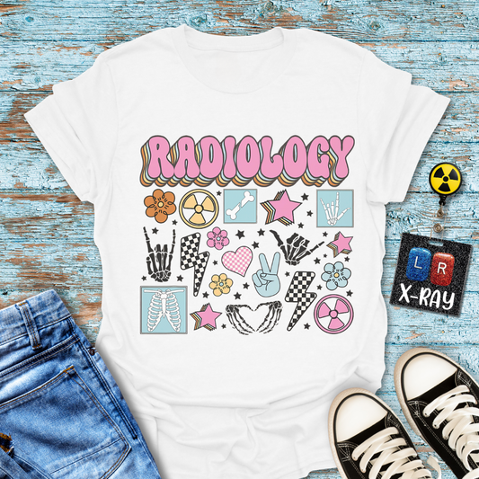 "Retro Radiology Collage" T-Shirt