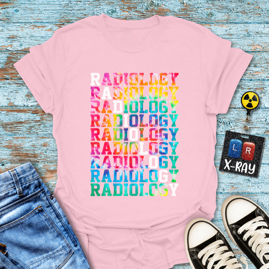 "Radiology in Tie Dye" T-Shirt