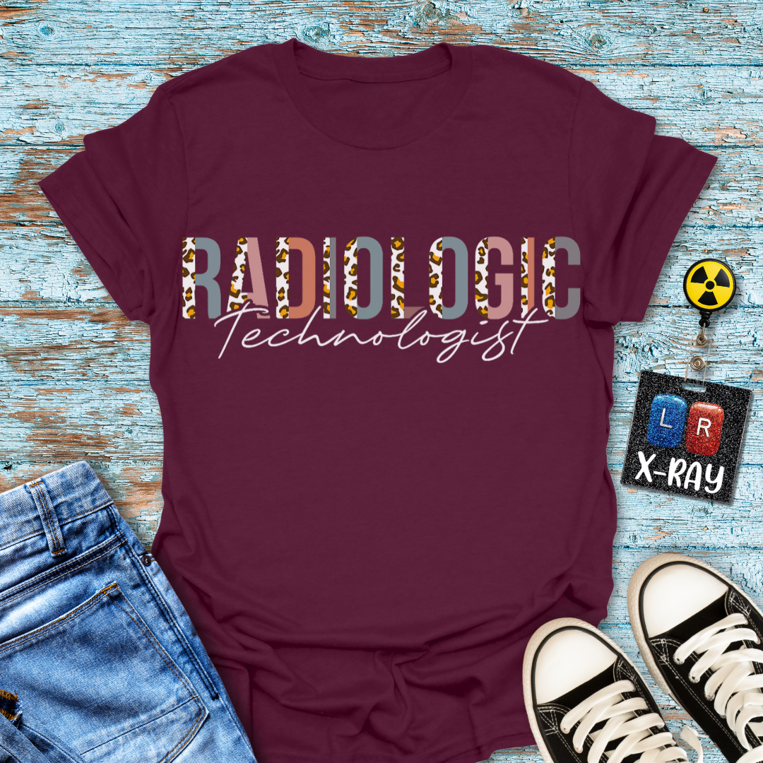 "Colorful Cheetah Rad Tech" T-Shirt