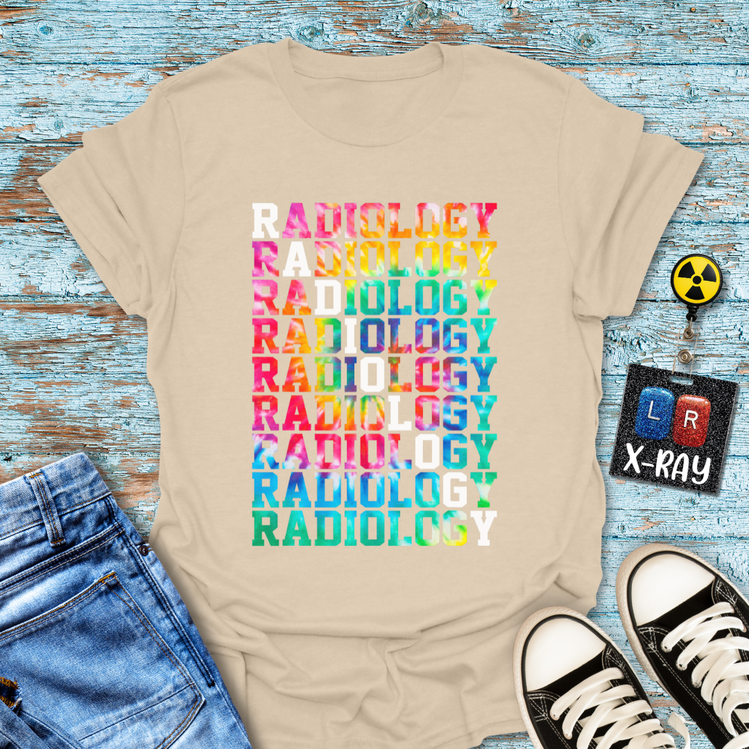 "Radiology in Tie Dye" T-Shirt