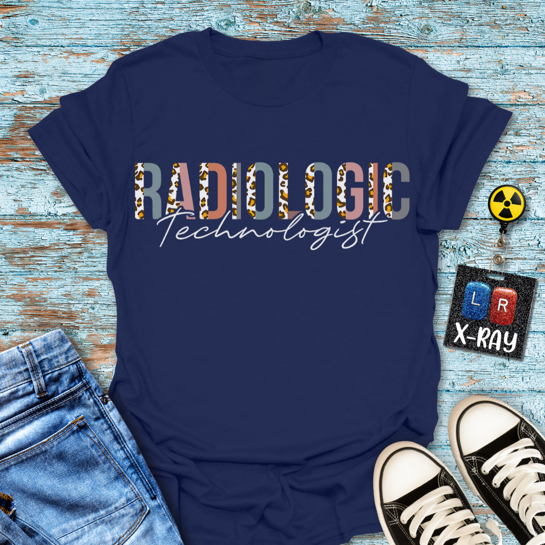 "Colorful Cheetah Rad Tech" T-Shirt