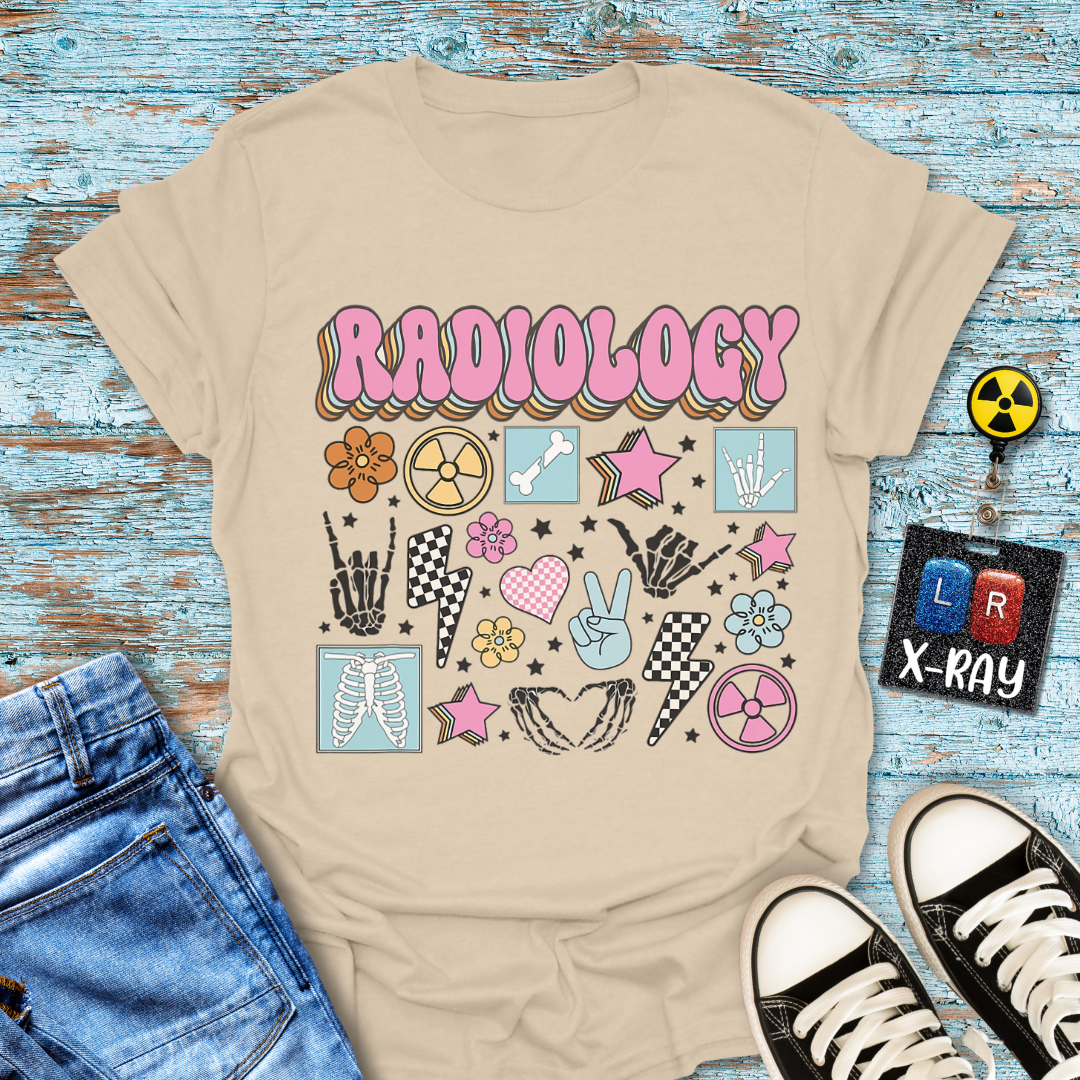 "Retro Radiology Collage" T-Shirt