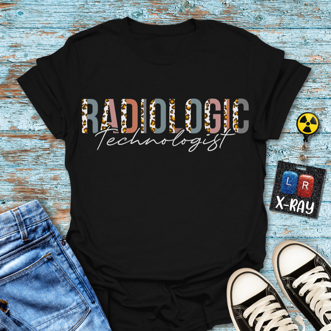 "Colorful Cheetah Rad Tech" T-Shirt