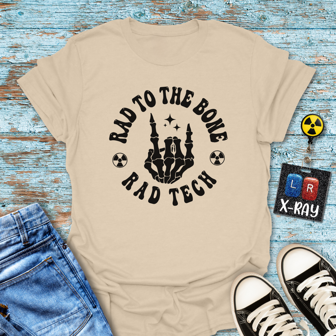 "Rad To The Bone Rocker" T-Shirt