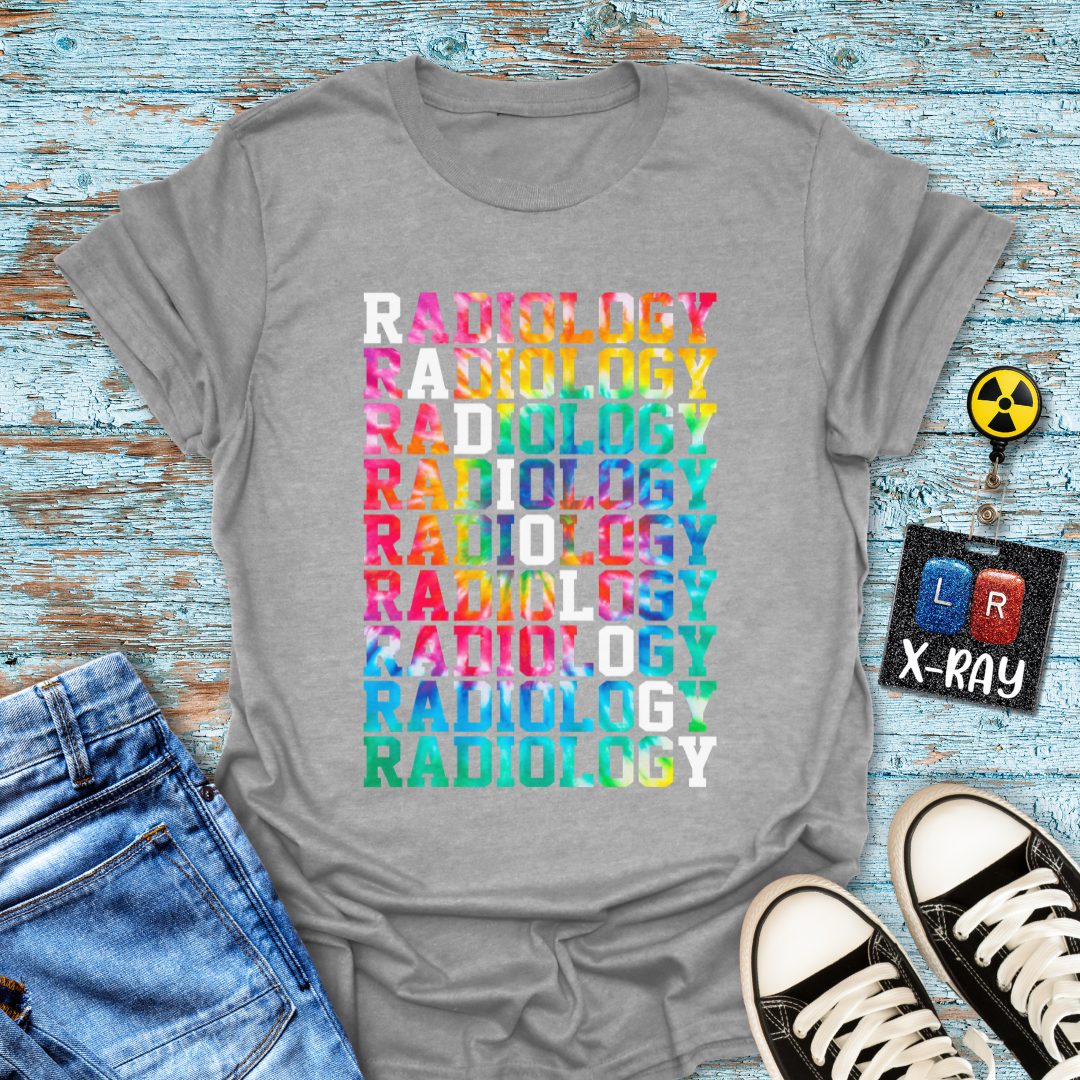 "Radiology in Tie Dye" T-Shirt