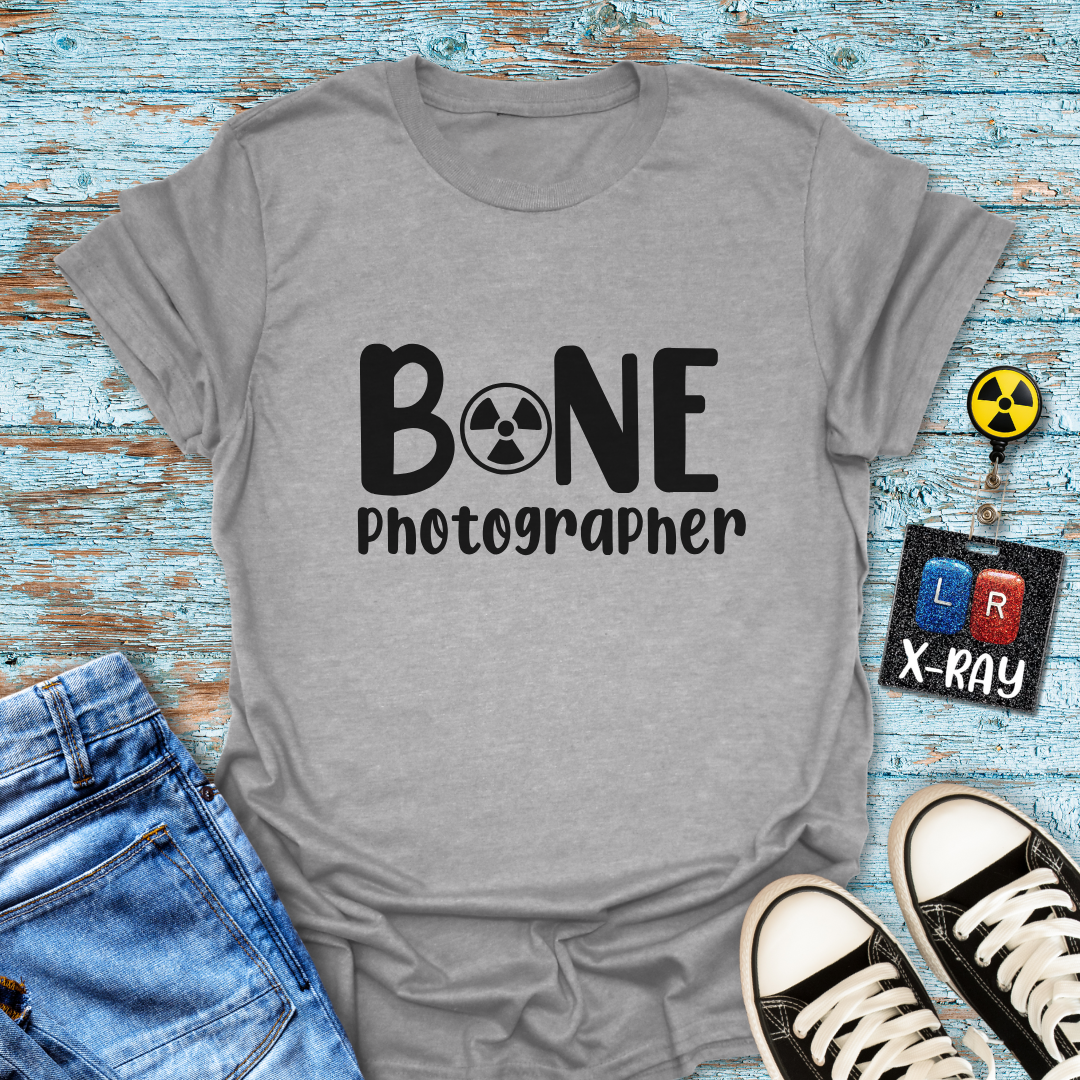 "Bone Photographer" T-Shirt – Snapping Shots Without the Glam