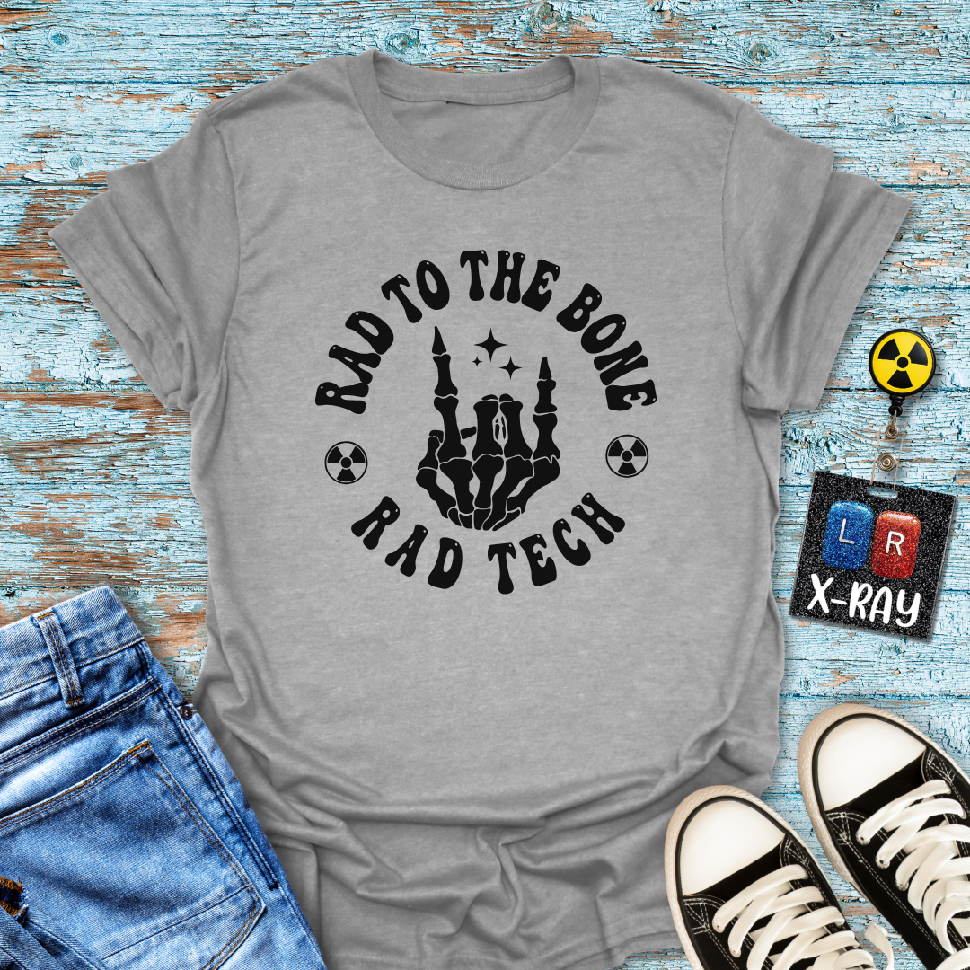 "Rad To The Bone Rocker" T-Shirt