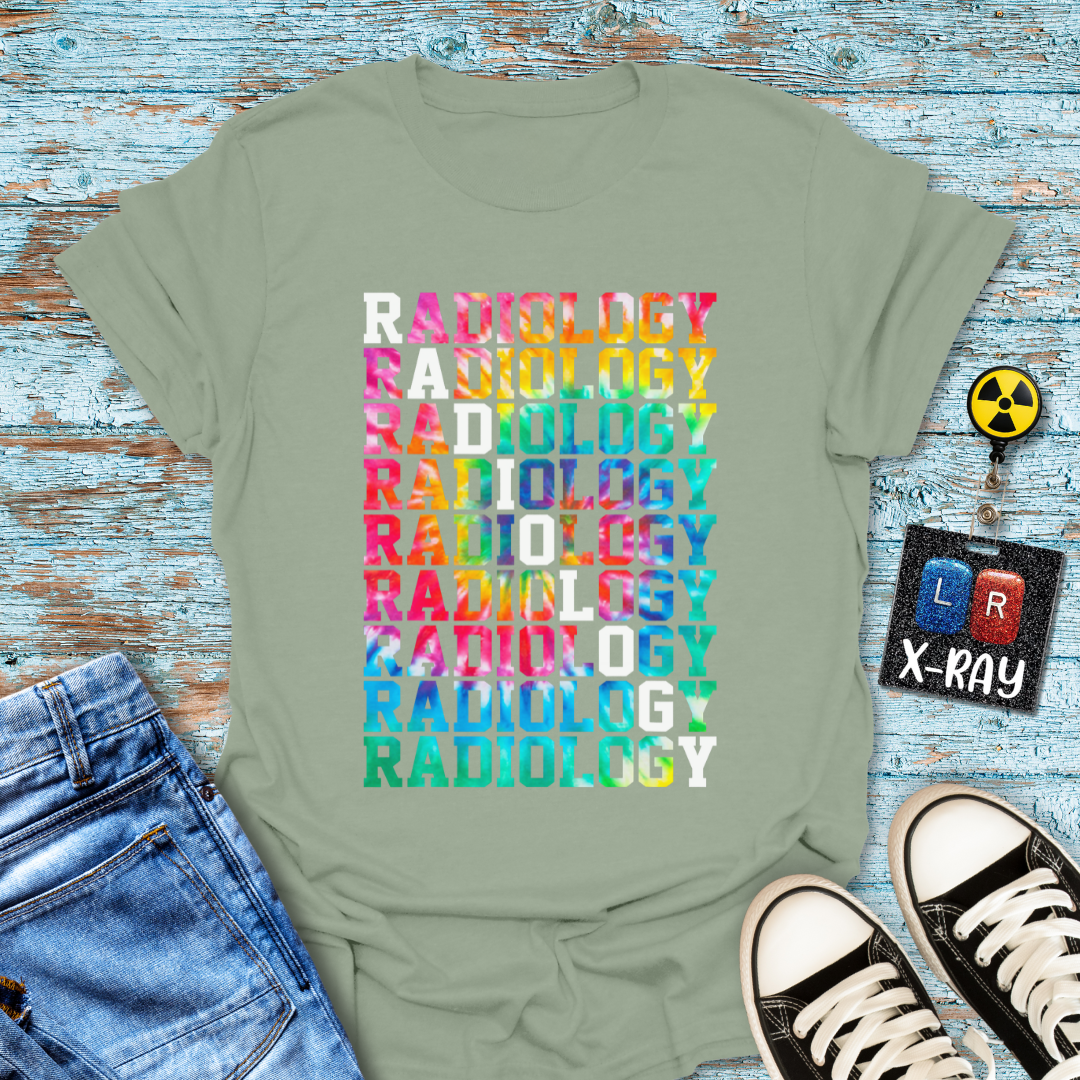 "Radiology in Tie Dye" T-Shirt