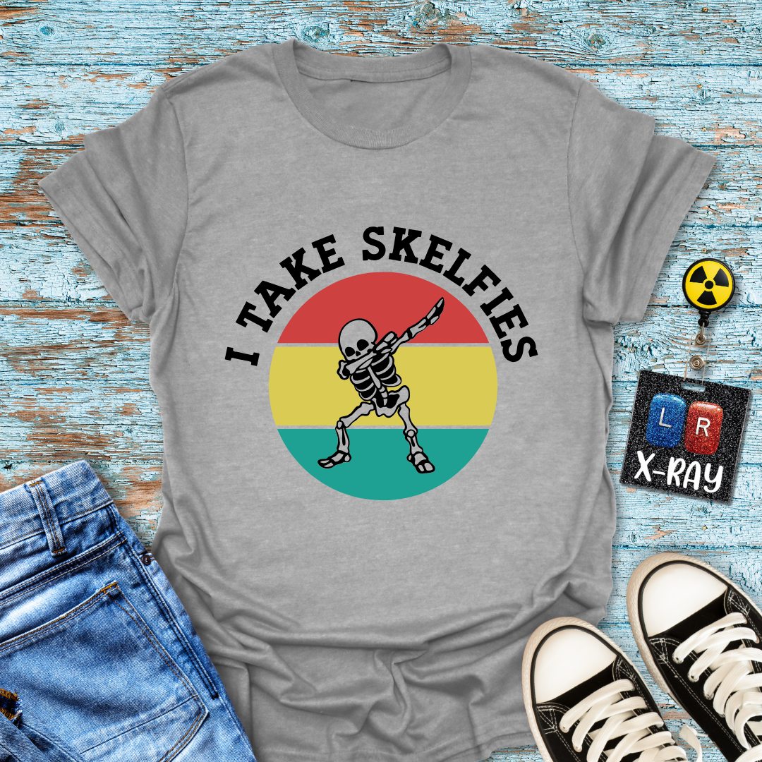 "Retro Skelfie" T-Shirt