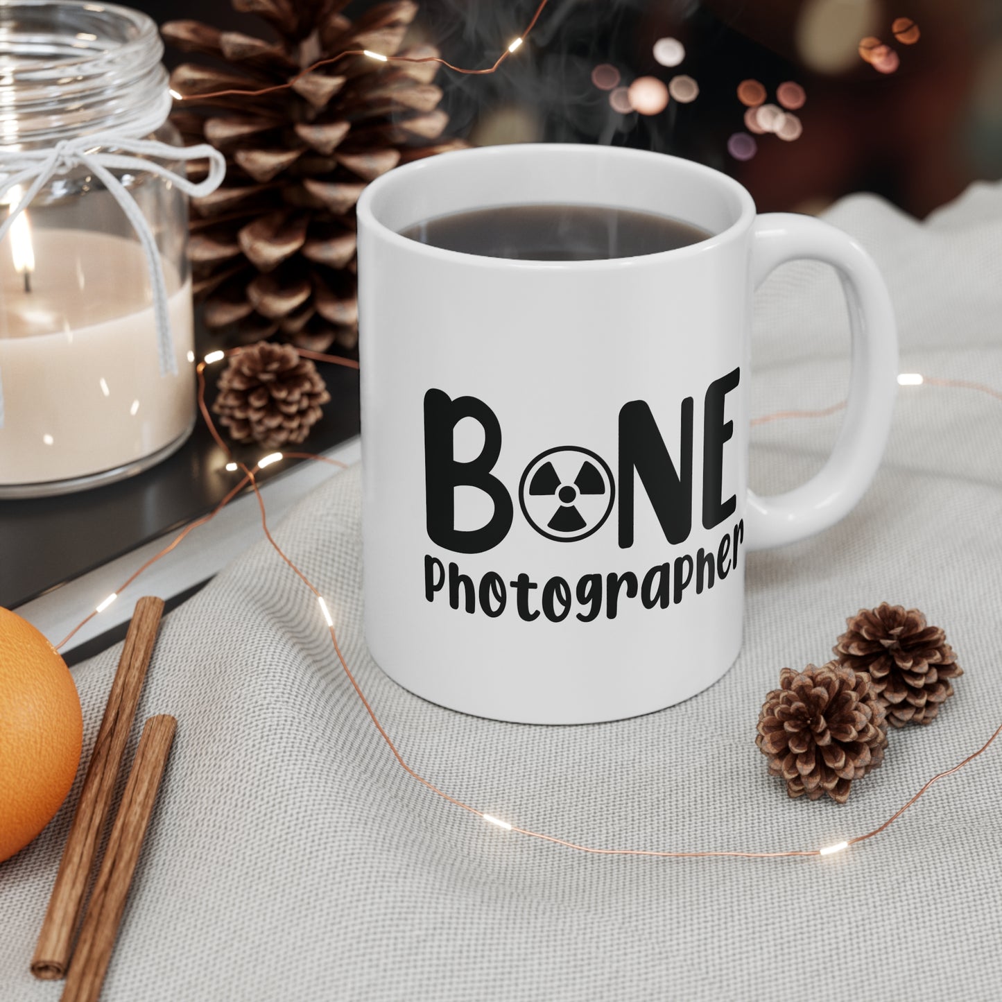 "Bone Photographer" Mug – Sip Like a Pro at Snapping Skeletal Shots