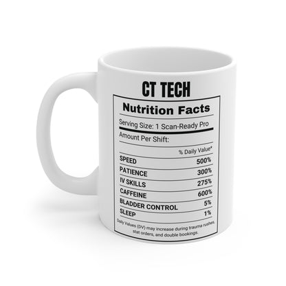 "CT Tech Nutrition Facts" Mug