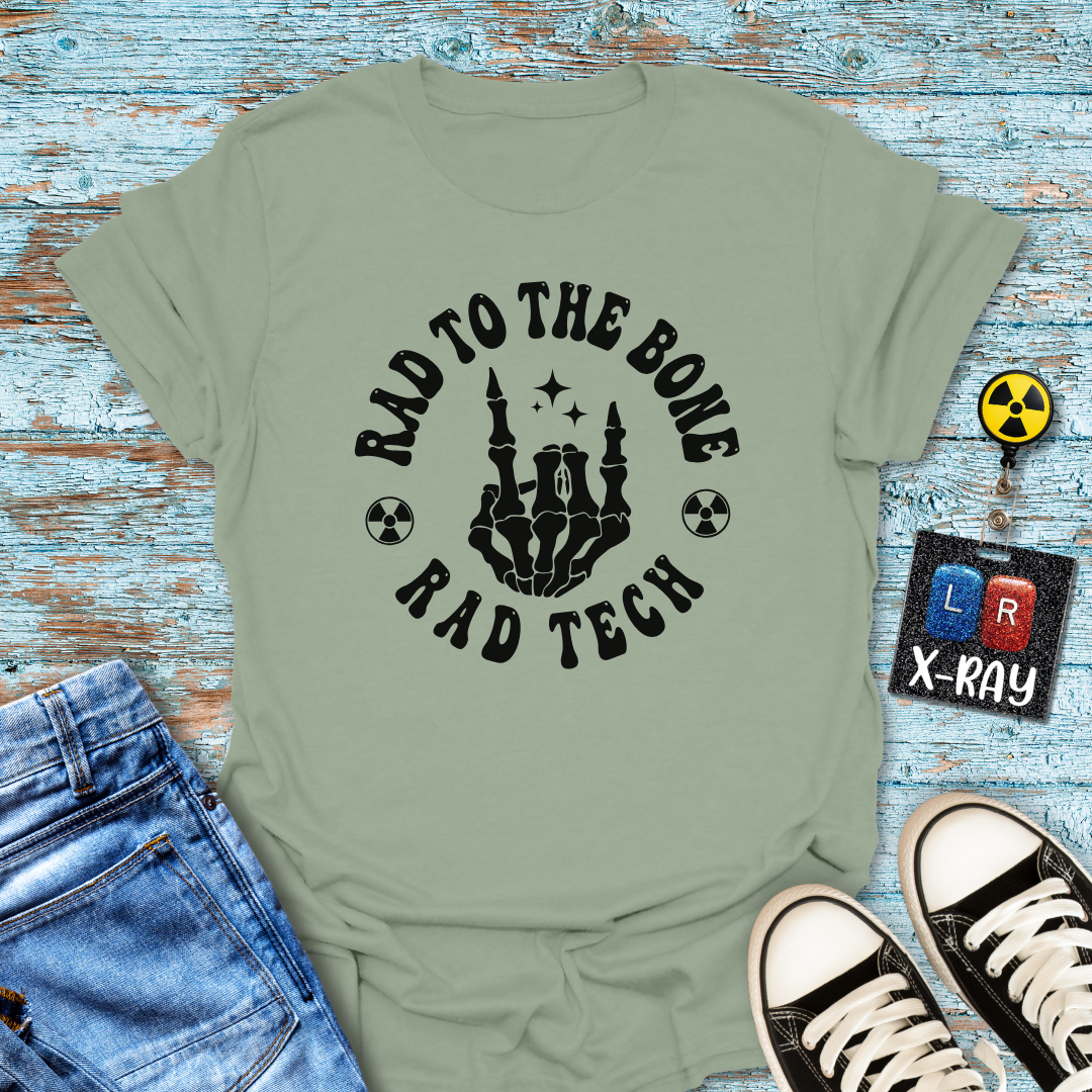 "Rad To The Bone Rocker" T-Shirt