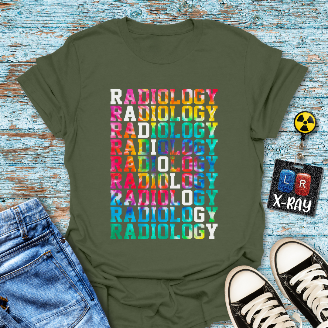"Radiology in Tie Dye" T-Shirt