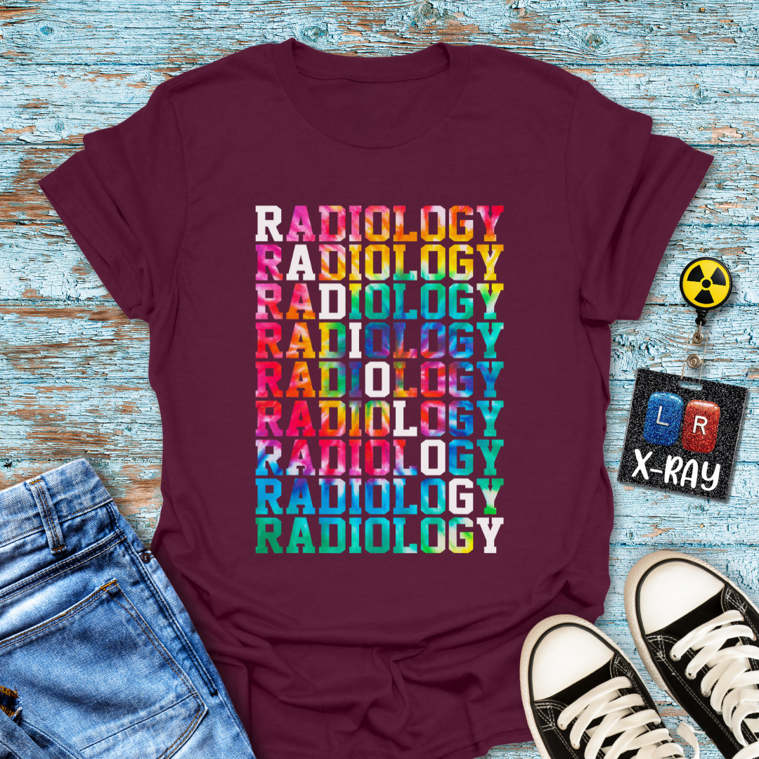 "Radiology in Tie Dye" T-Shirt