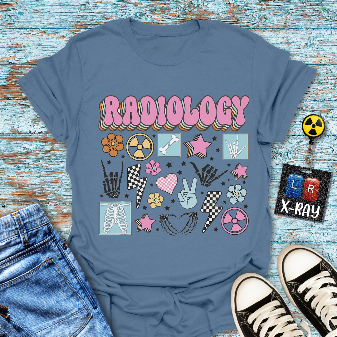 "Retro Radiology Collage" T-Shirt
