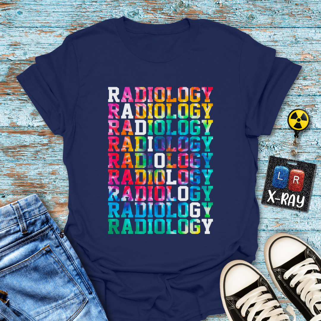 "Radiology in Tie Dye" T-Shirt