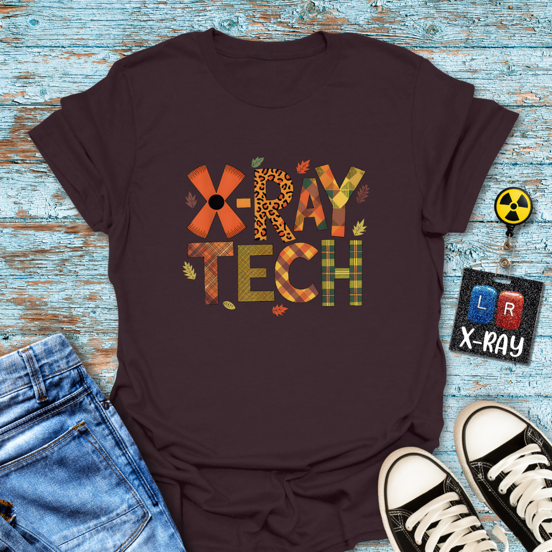 "Plaid X-ray Tech" T-Shirt
