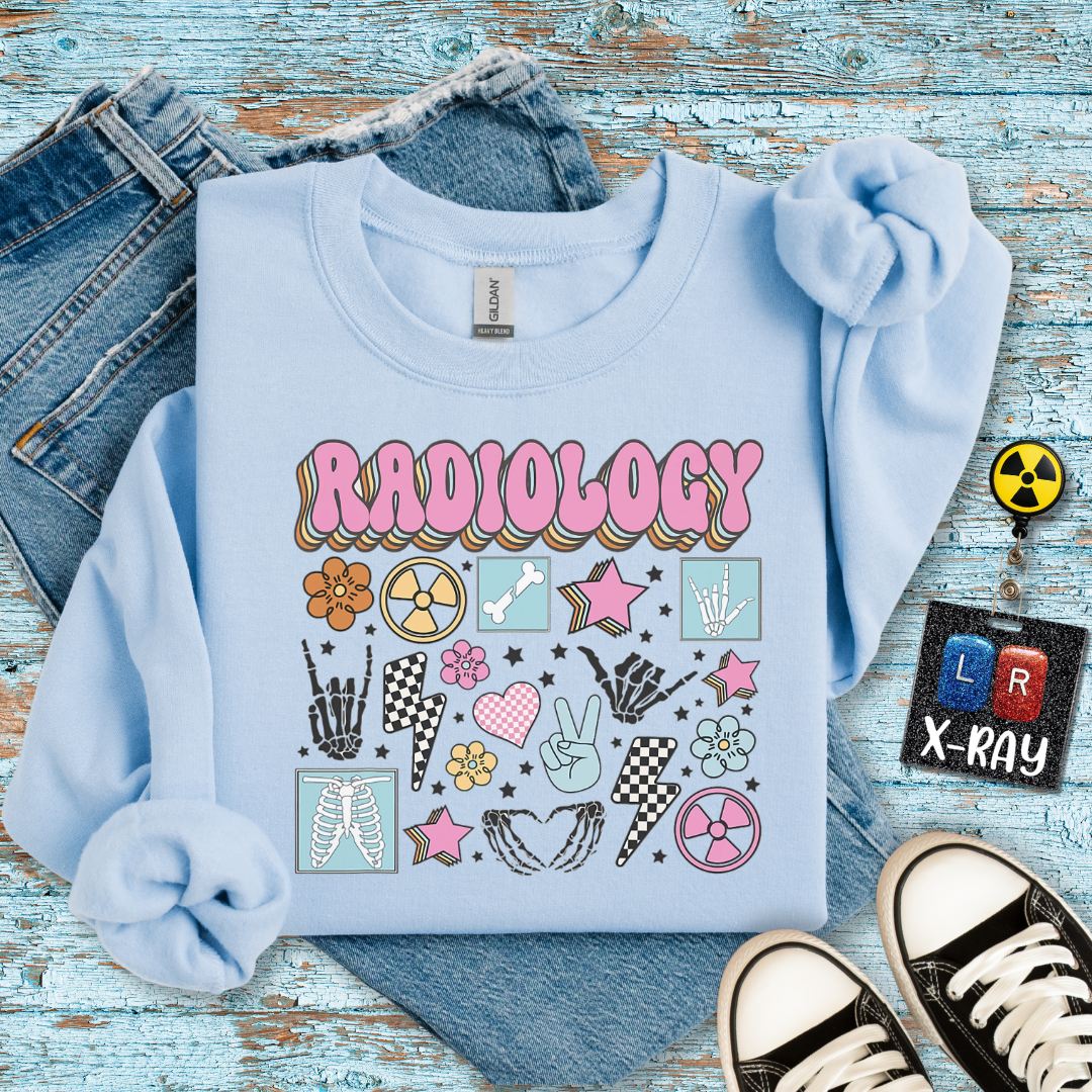 "Retro Radiology Collage" Sweatshirt