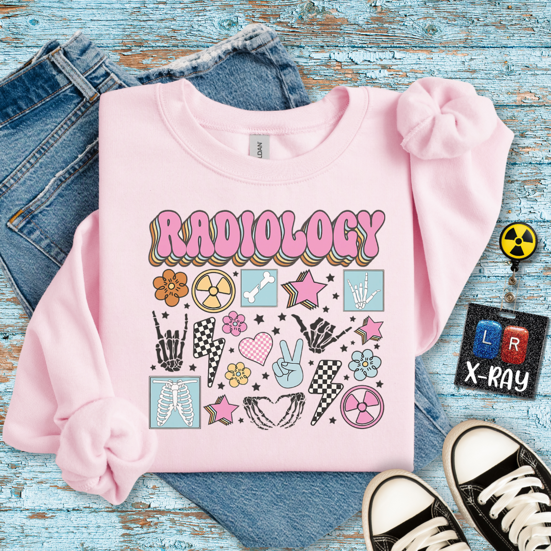 "Retro Radiology Collage" Sweatshirt