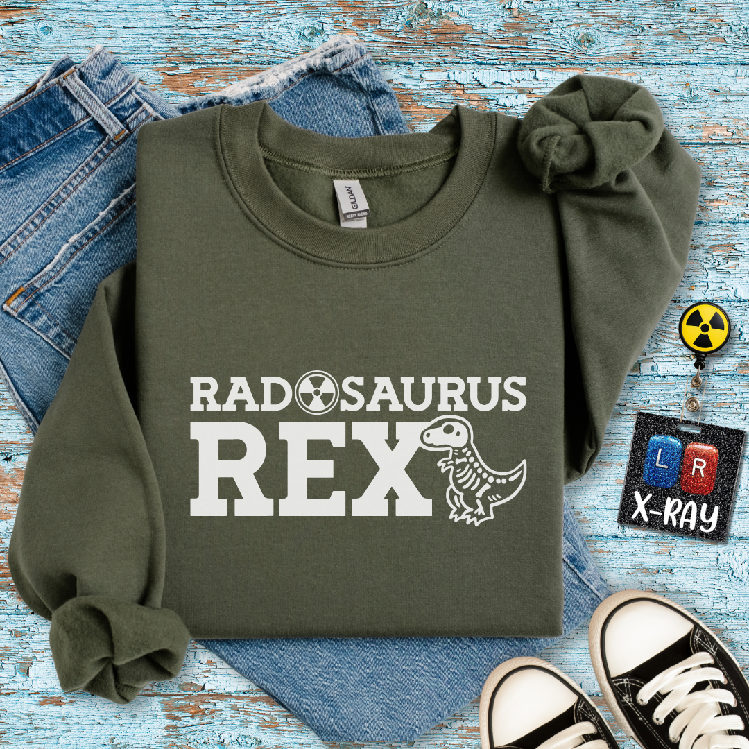 "Radosaurus Rex" Sweatshirt – The King of the X-Ray Jungle