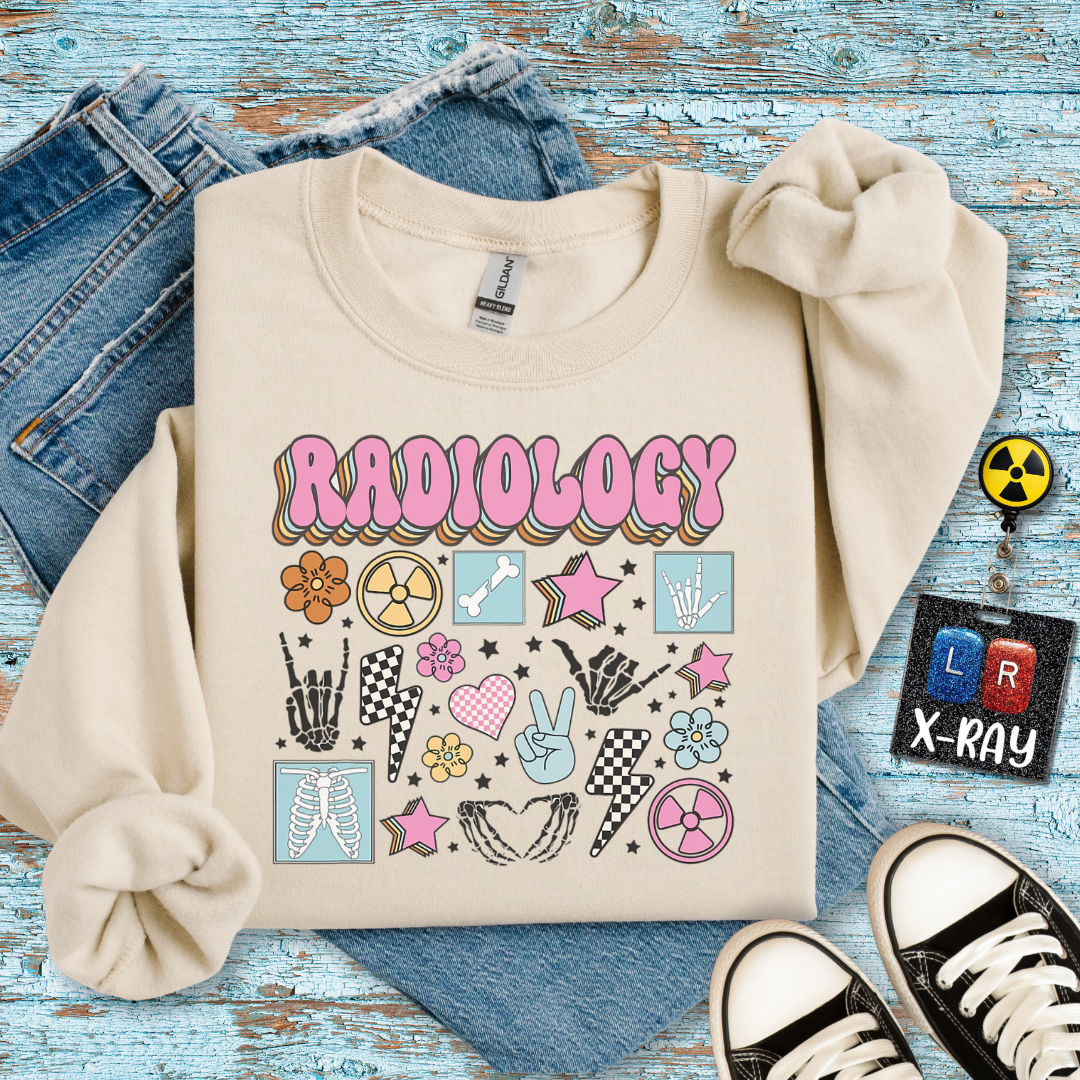 "Retro Radiology Collage" Sweatshirt