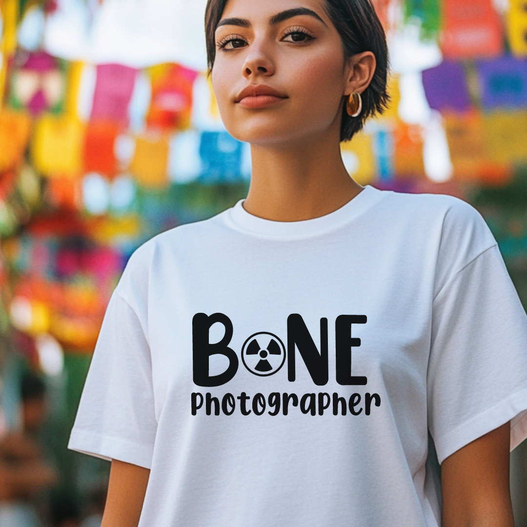 "Bone Photographer" T-Shirt – Snapping Shots Without the Glam