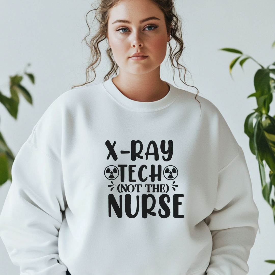 "X-Ray Tech, Not the Nurse" Sweater – Because You Deserve to Be Recognized!