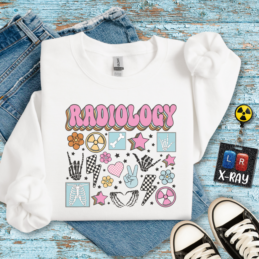 "Retro Radiology Collage" Sweatshirt