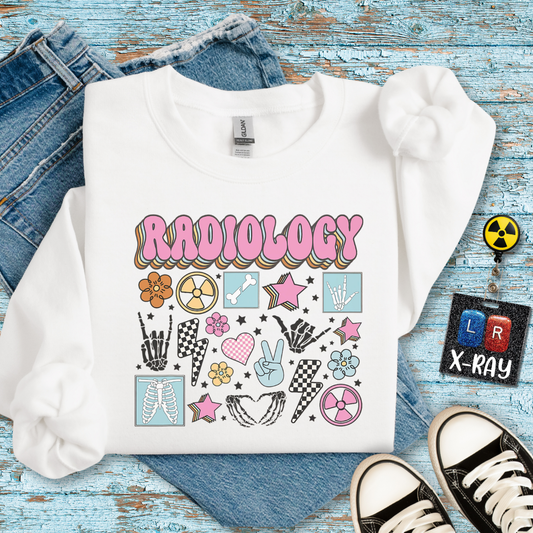 "Retro Radiology Collage" Sweatshirt